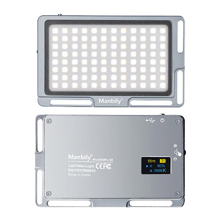 Manbily MFL-03 Pocket BI-Colour LED Light